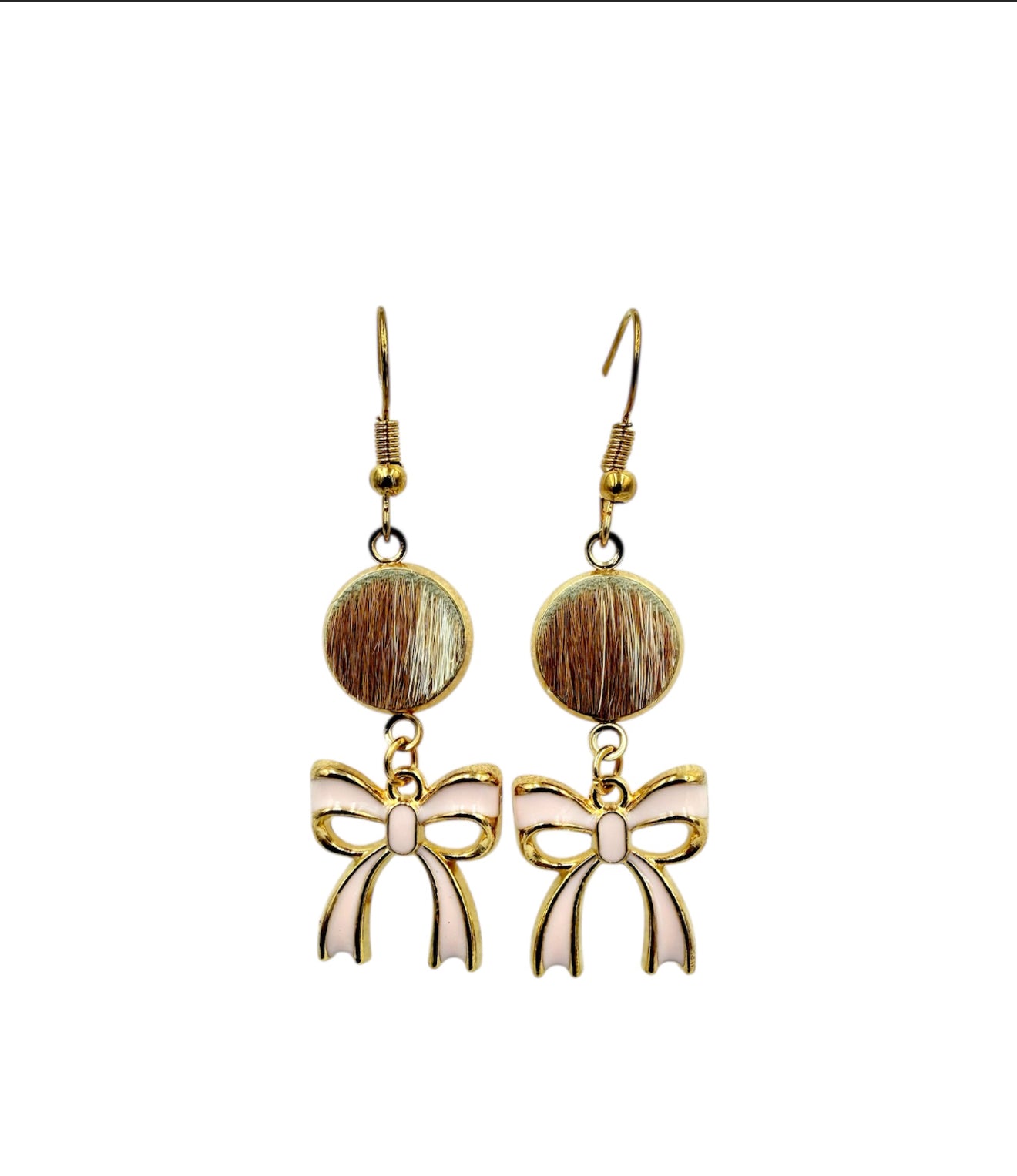 J7087C - Hide Gold Coloured Fishhook Earrings