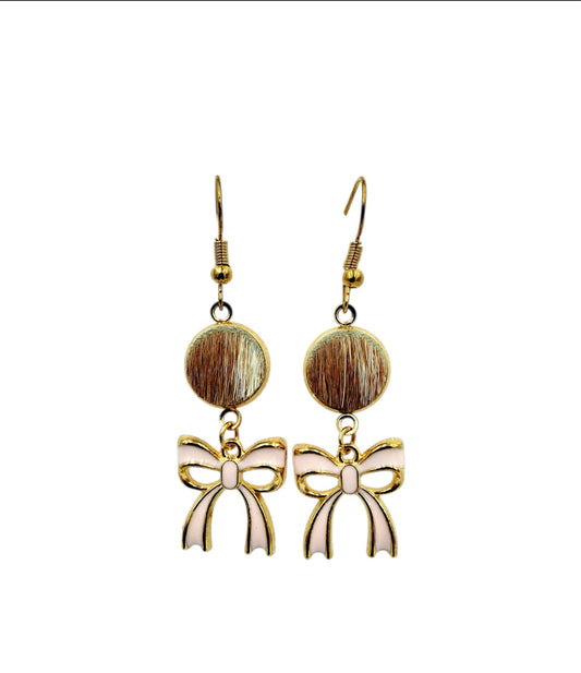 J7087C - Hide Gold Coloured Fishhook Earrings