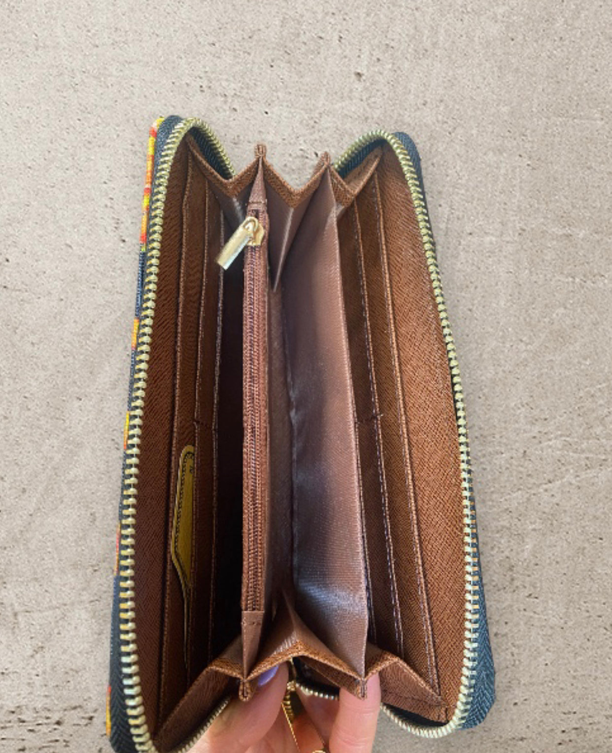 A8486 - Sunflower Printed Wallet