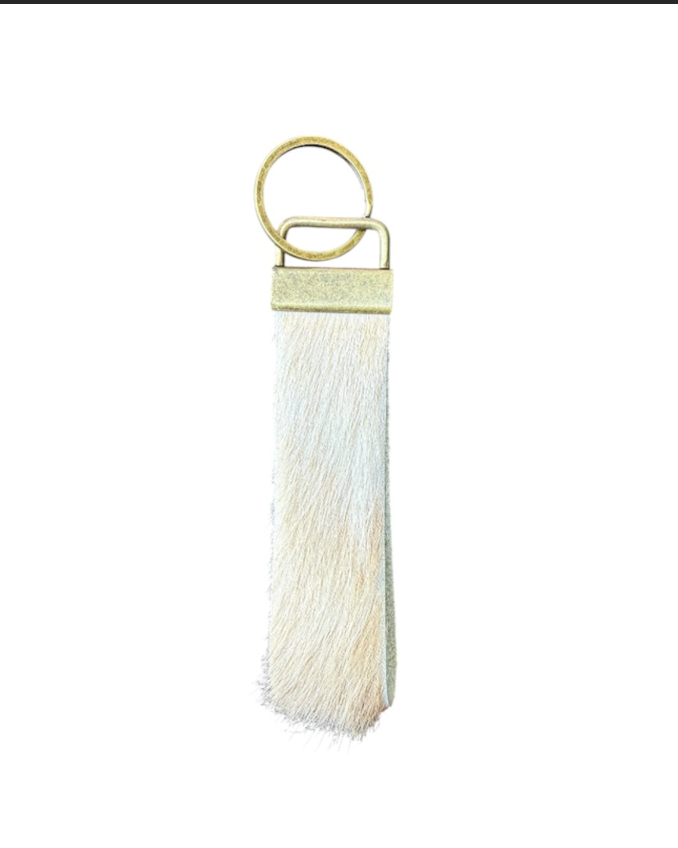 A8693 - Small Cowhide Wrist Strap Keychain