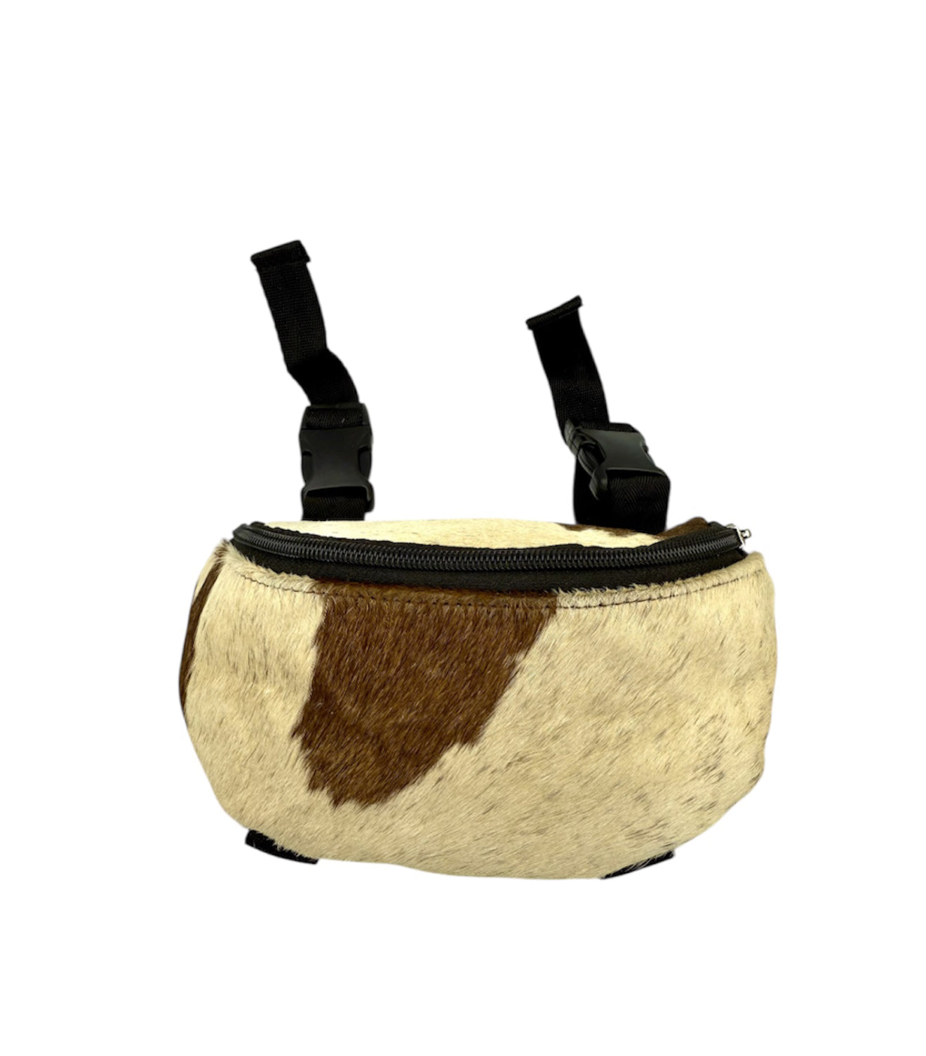 178187F - Hair on Cowhide Saddle Pouch