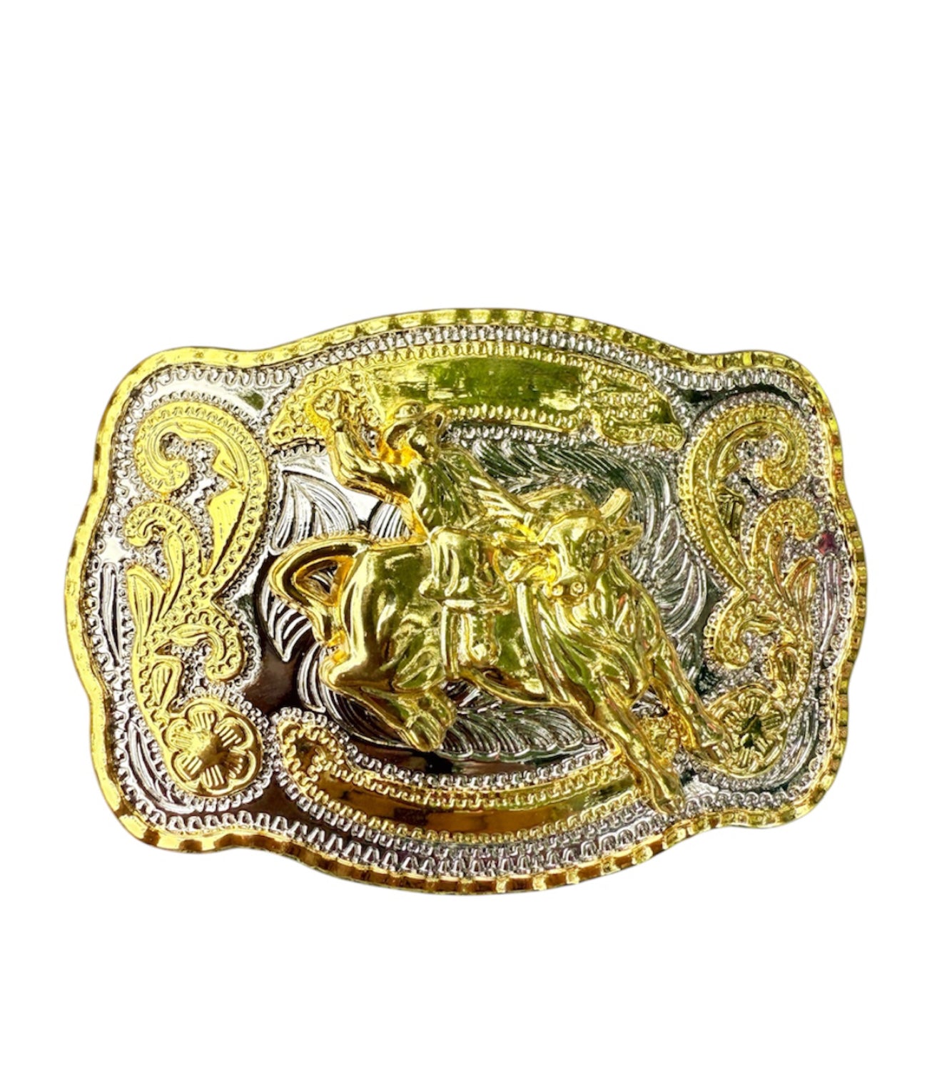 A8936 - Trophy Bull Rider Belt Buckle - Rawhide Western Wear 