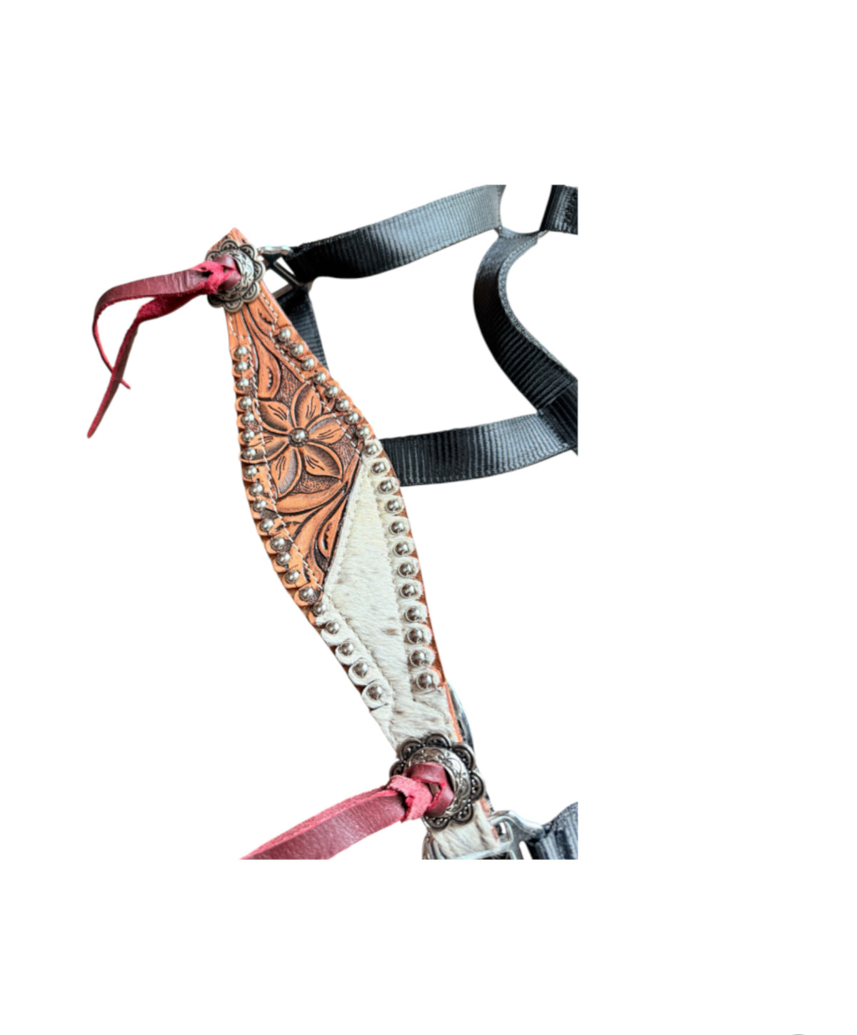 722809  -   Cowpuncher Black Nylon Thin Bronc Halter