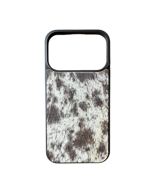 A8958 - IPhone 17 Pro Tooled Leather w Rubber Case - Rawhide Western Wear 