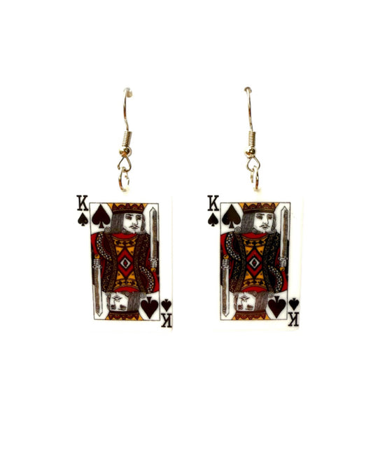 J7014 - Playing Card Earrings