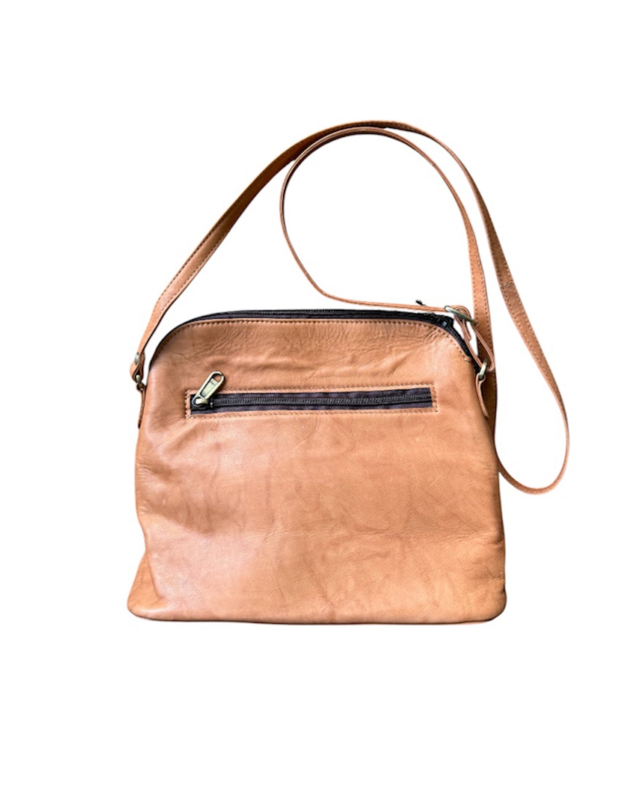 B70069T - Cowhide Leather Bag Crossbody Bag