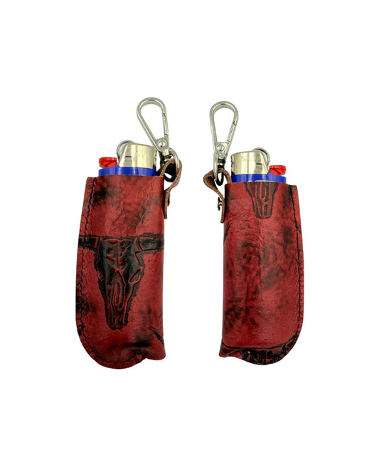 A8893 -  Leather Lighter Holder w Clip