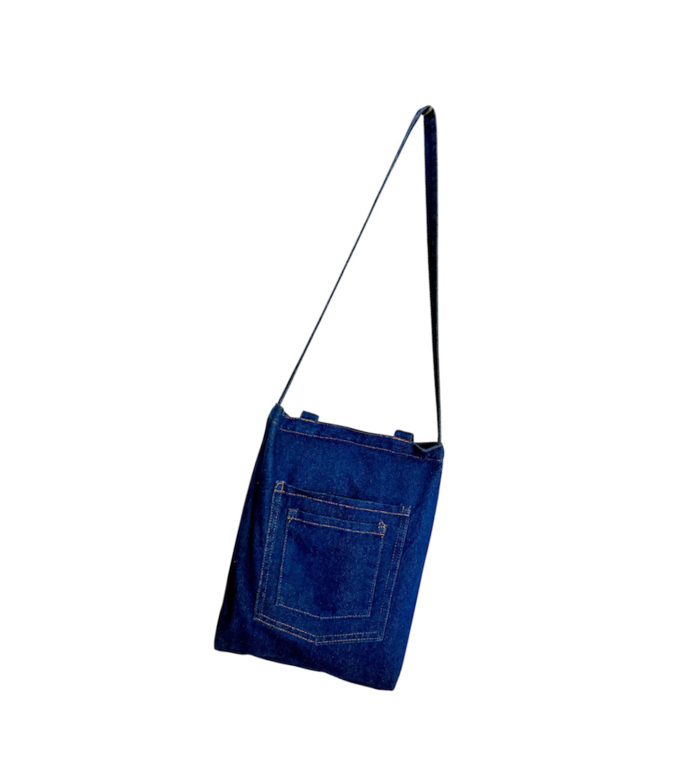 A8114B - Denim Cross Body/Shoulder Bag