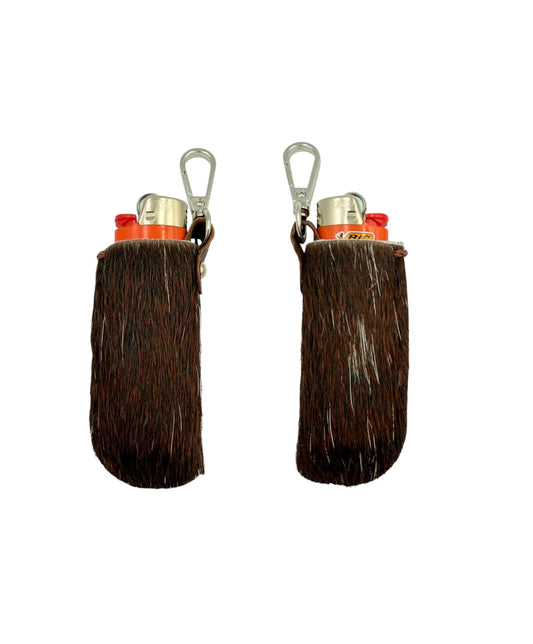 A8900A -  Real Cowhide Lighter Holder w Clip