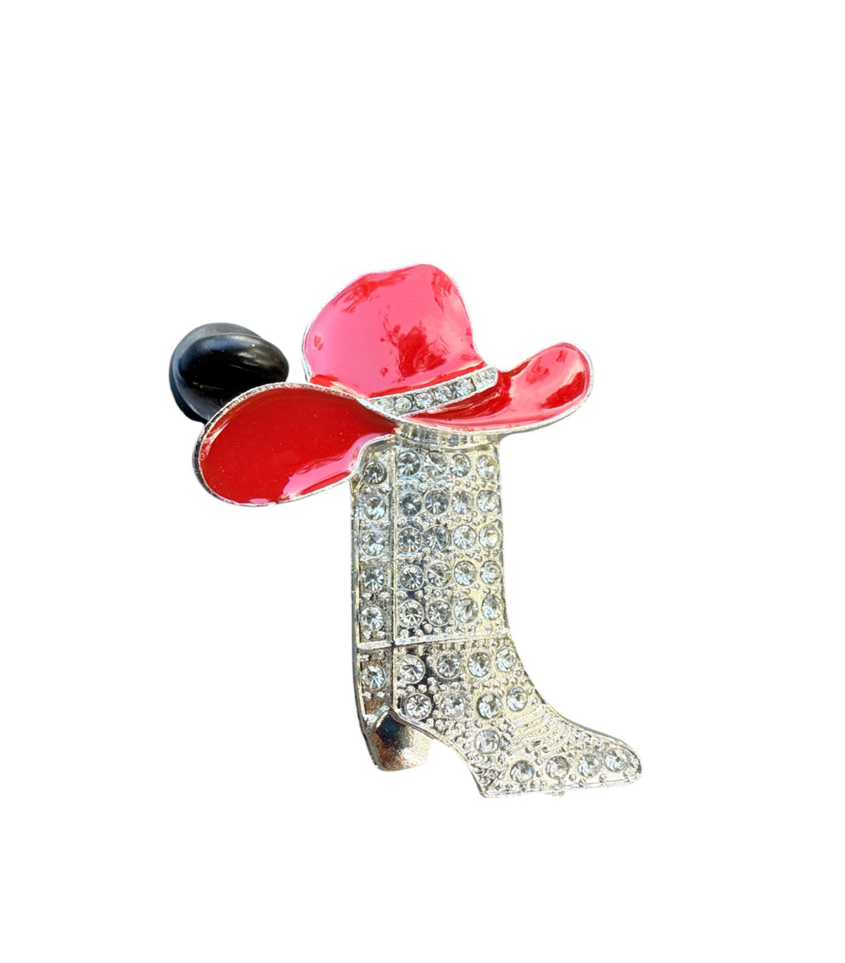 J6471 - Western Boot w Hat, Hat Pin