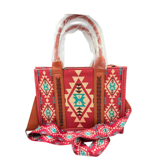 A8113P - Look a Like Wrangler Tote/Cross Body Bag