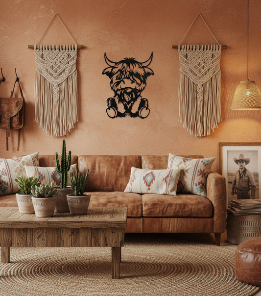 A8913J -  Black Metal Silhouette Sign