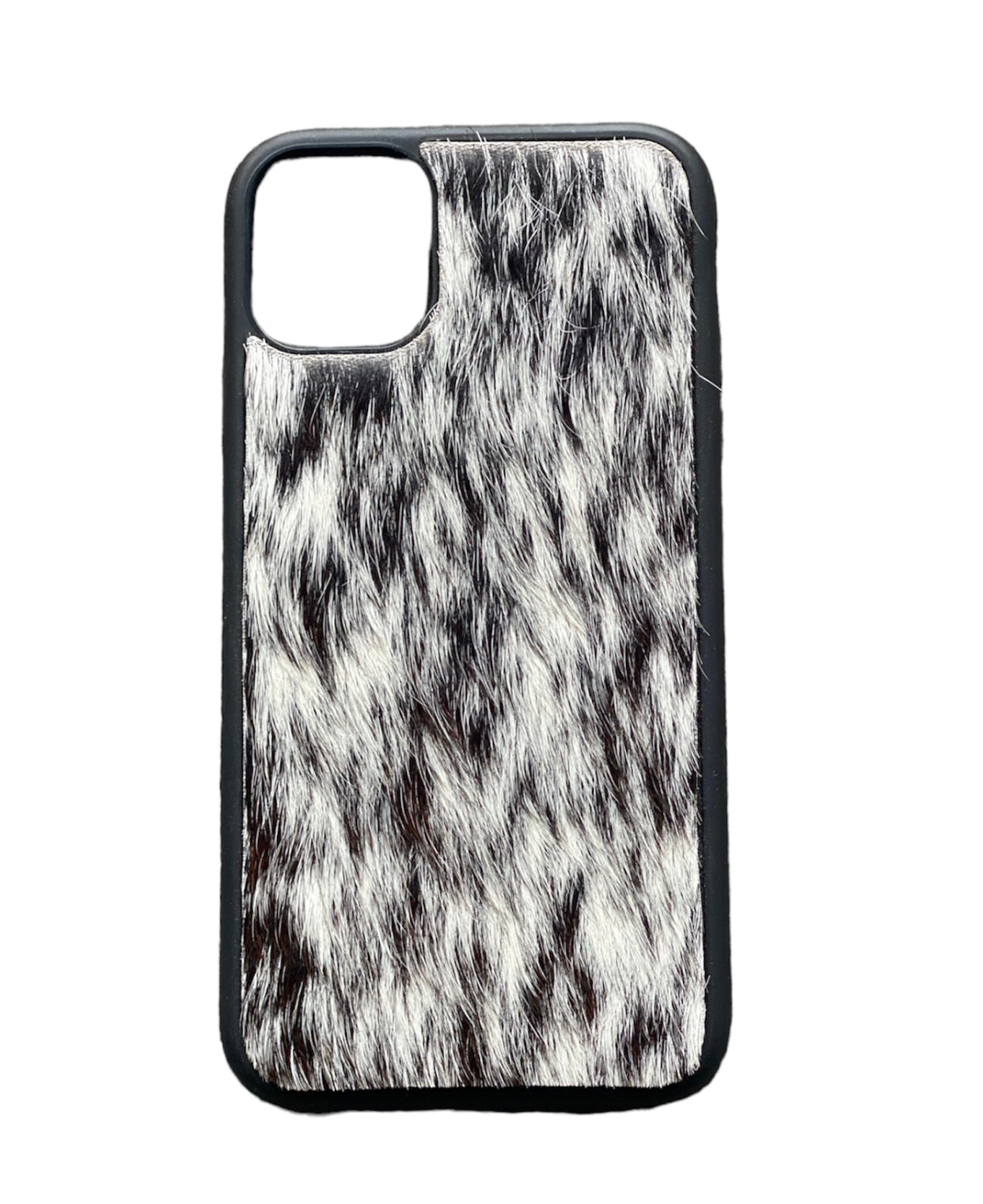 A8470 - IPhone 11 Hair on Hide Leather Case