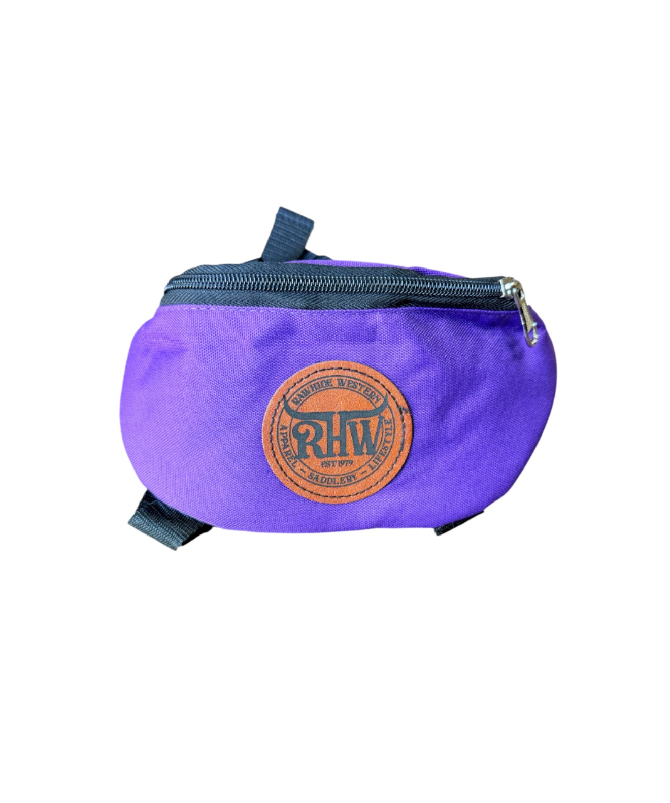 T5528PUR - Purple Nylon Saddle Pouch