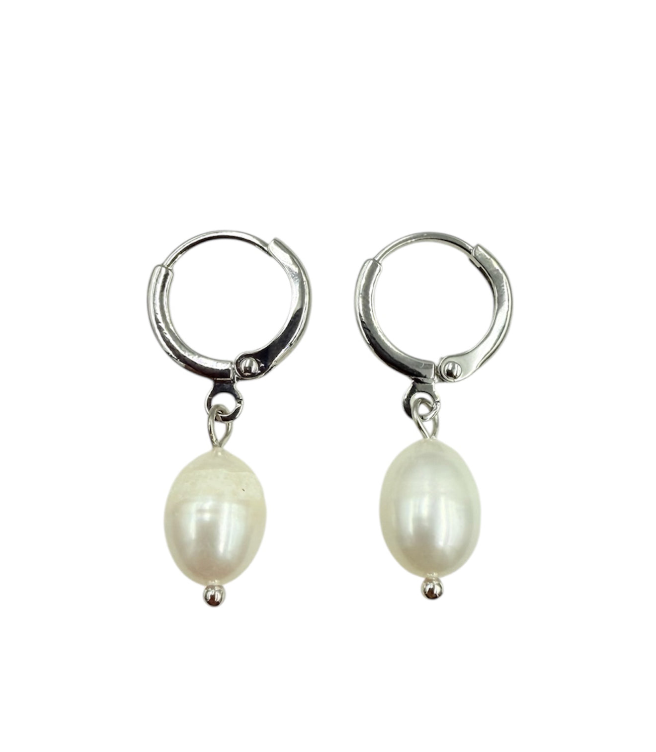 J7063 - Real Pearl Sleepers Earring