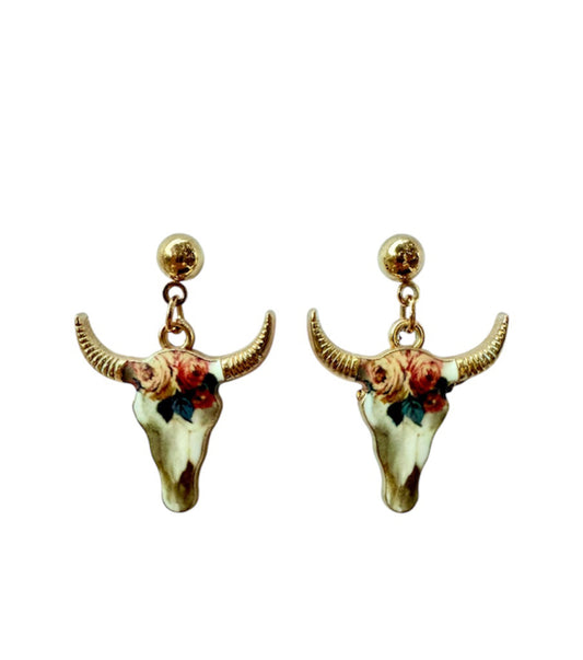 J7026G - Stud Dangle Earrings