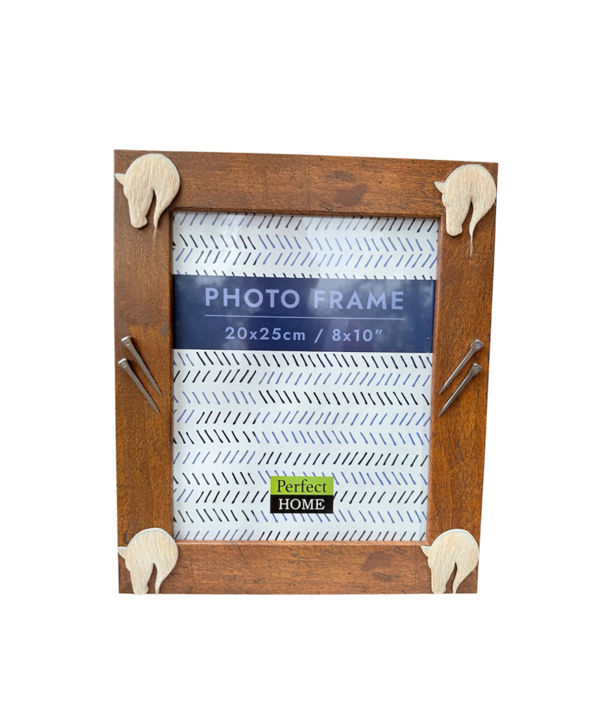 A8926 - Real Cowhide Love Hearts Picture Frame