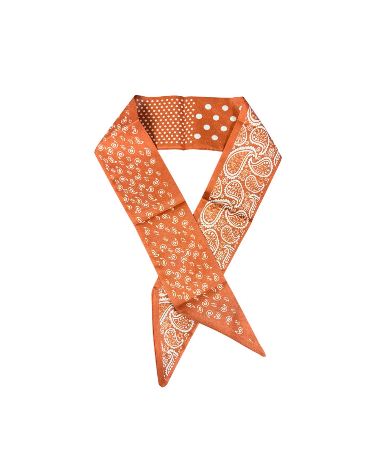 A8984- Floral Thin Neck Tie