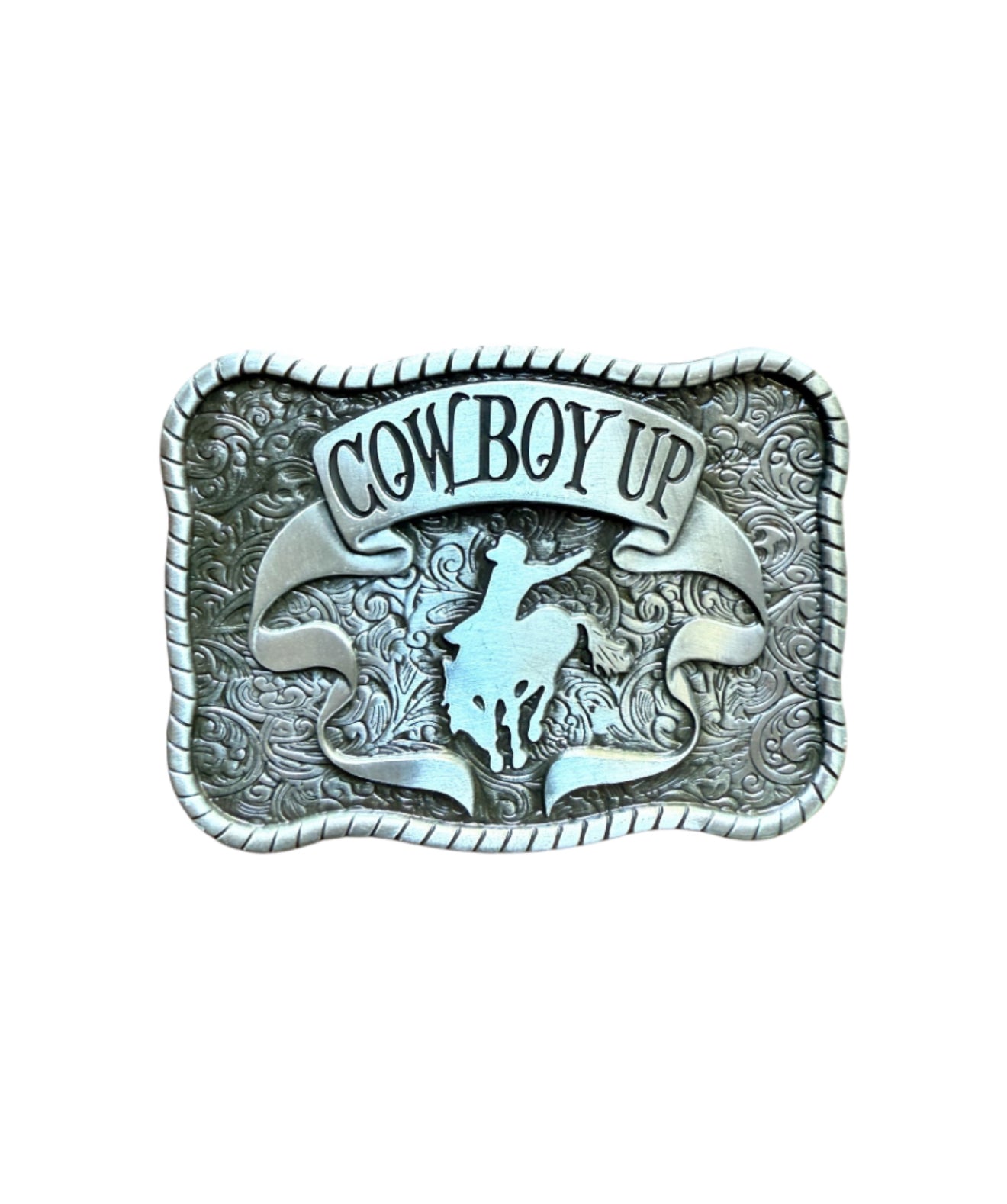 A8473 - Cowboy Up Zinc alloy Belt Buckle
