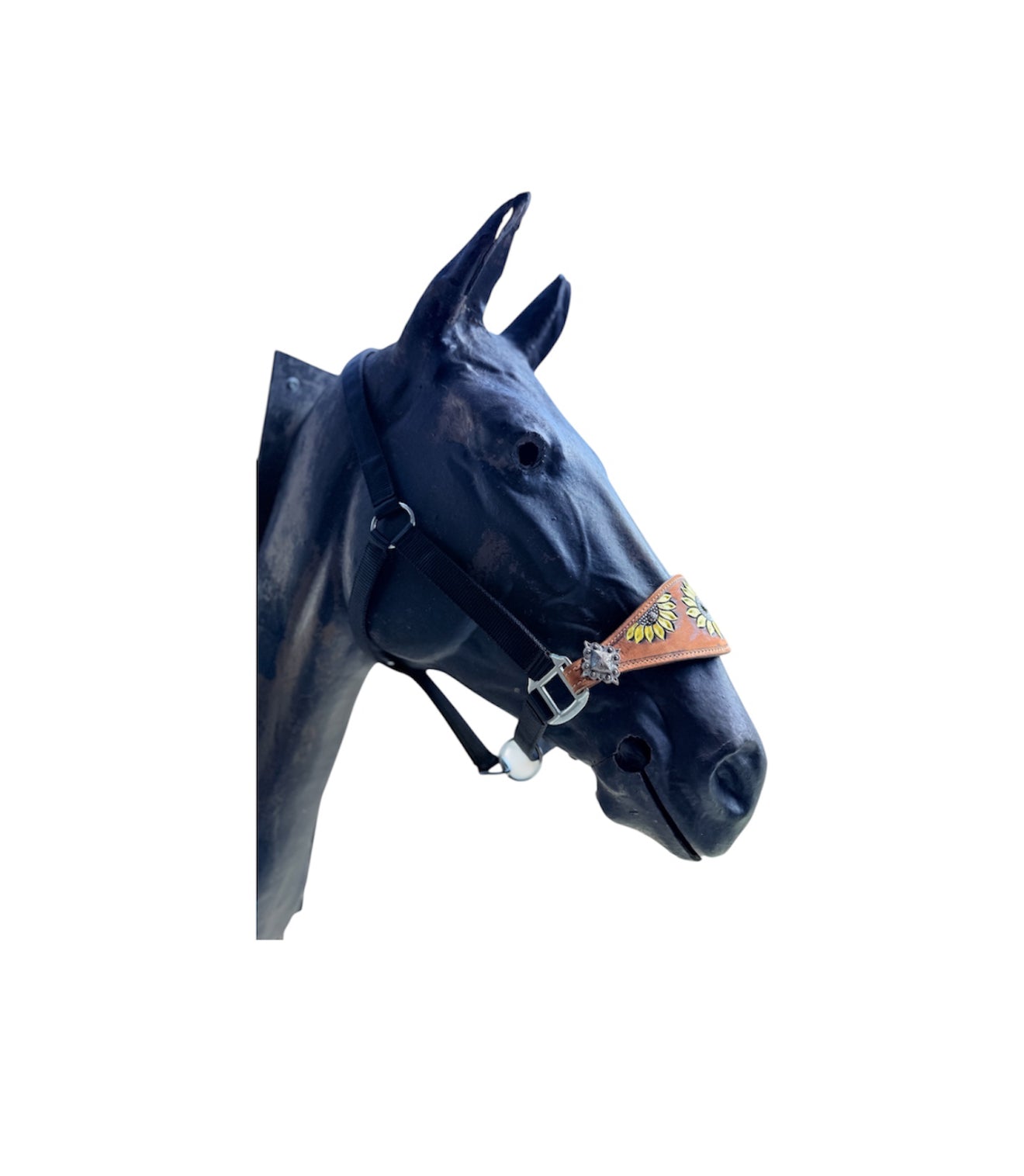 096 - Sunflower Leather Bronc Halter