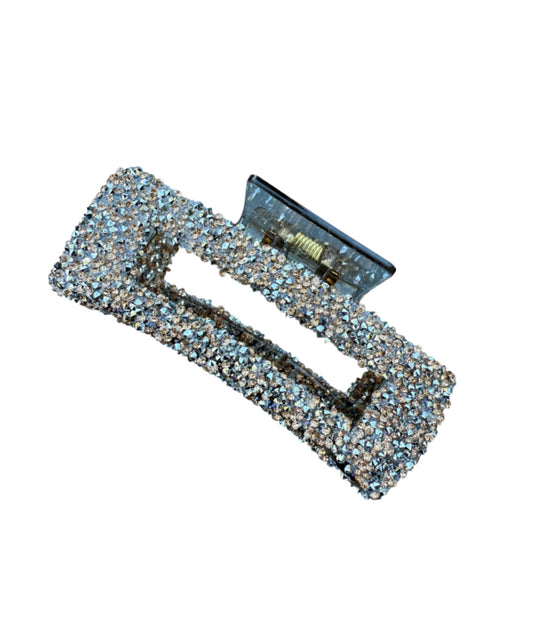 J7169 - Glitter Champagne Colour Large Hair Claw Clip - Rawhide Western Wear 