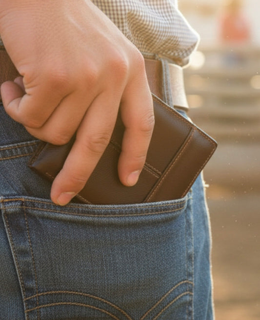 A8769 - Genuine Leather Men’s Wallet