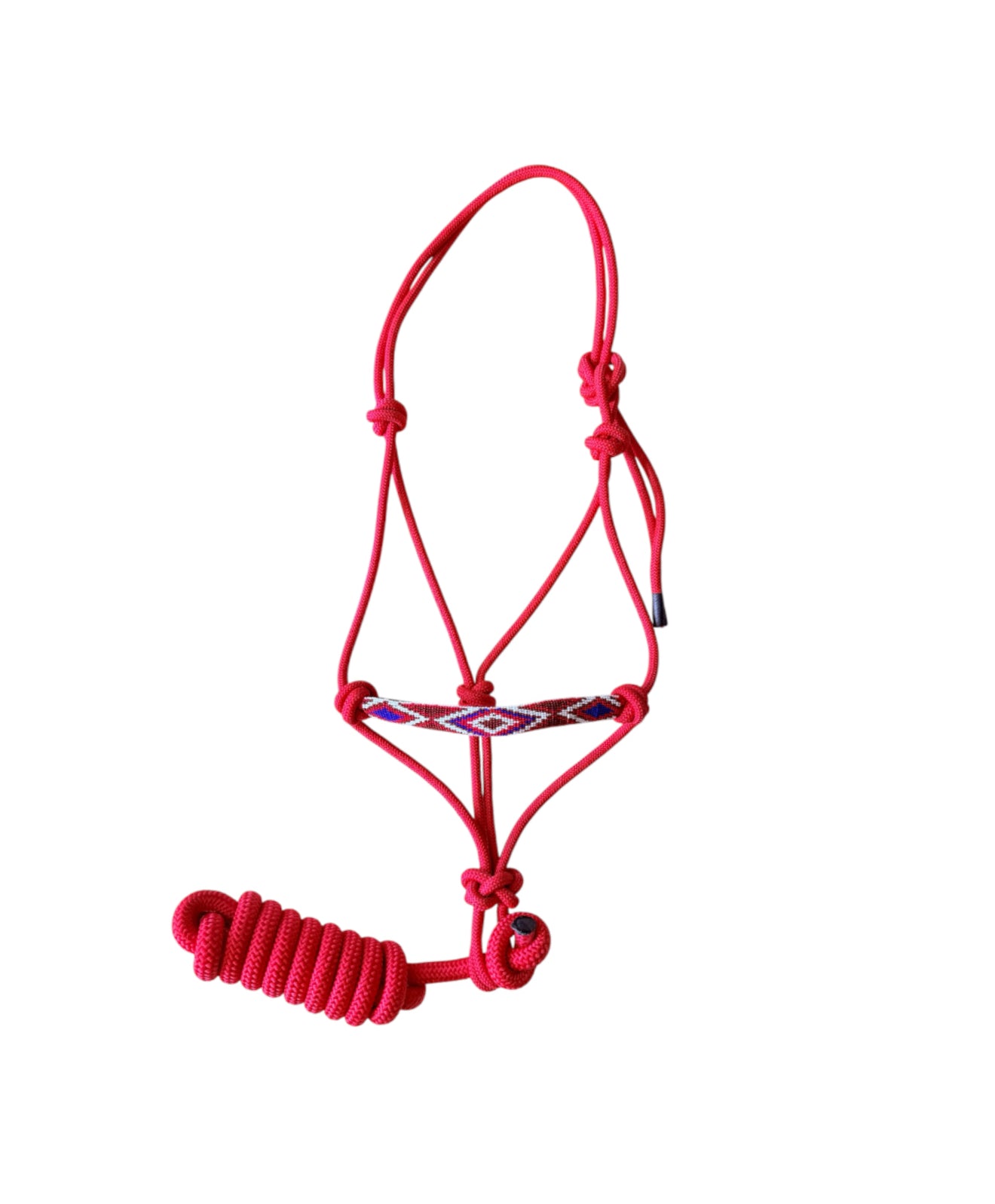T5572R - Beaded Rope Halter with Detachable Lead Rope – Cob to Full