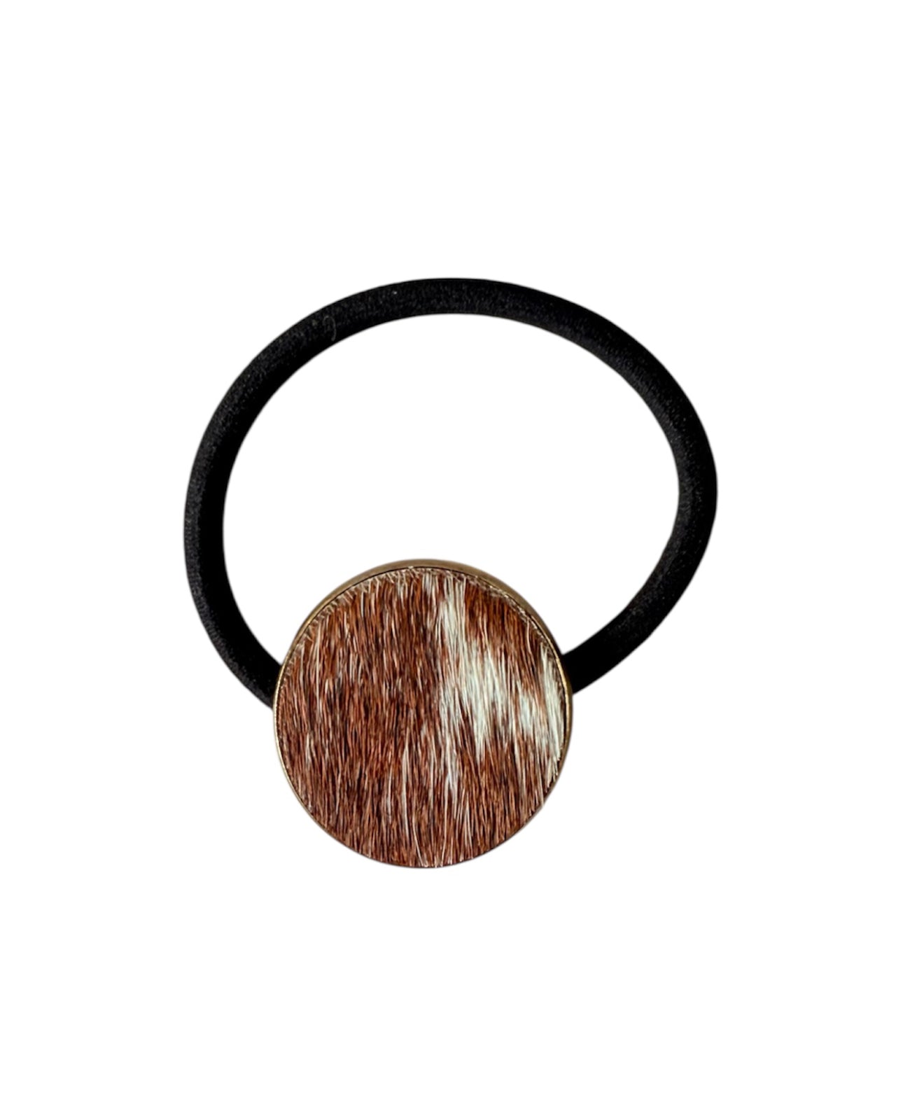 A8677 - Cowhide Bezel Hair Band - Rawhide Western Wear 