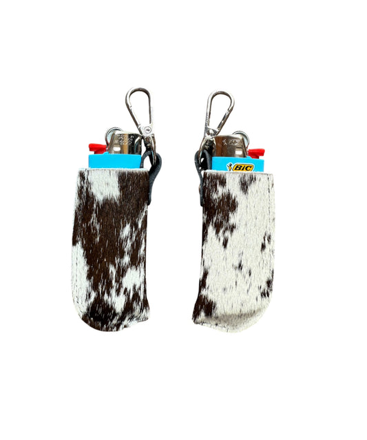 A8895 -  Cowhide Lighter Holder w Clip