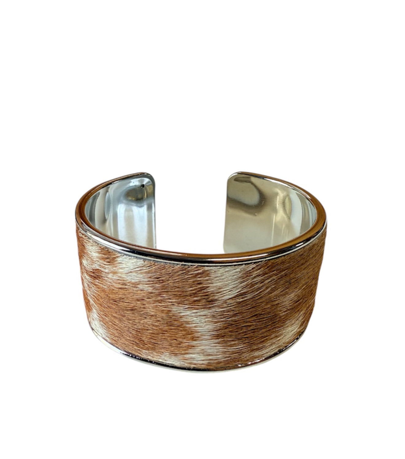 J6878 - 3/4 Bangle w Cowhide Bezel