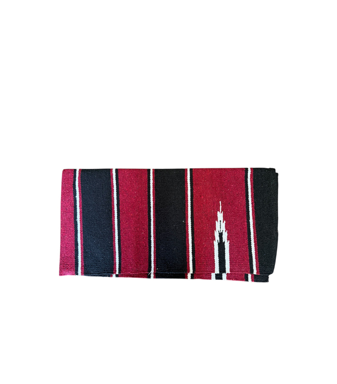 090019MR - Maroon Navajo Single Weave 30"x 60" - Rawhide Western Wear 