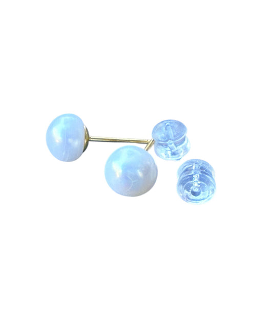 J7059 - Real Pearl White Button Stud Earring - Rawhide Western Wear 