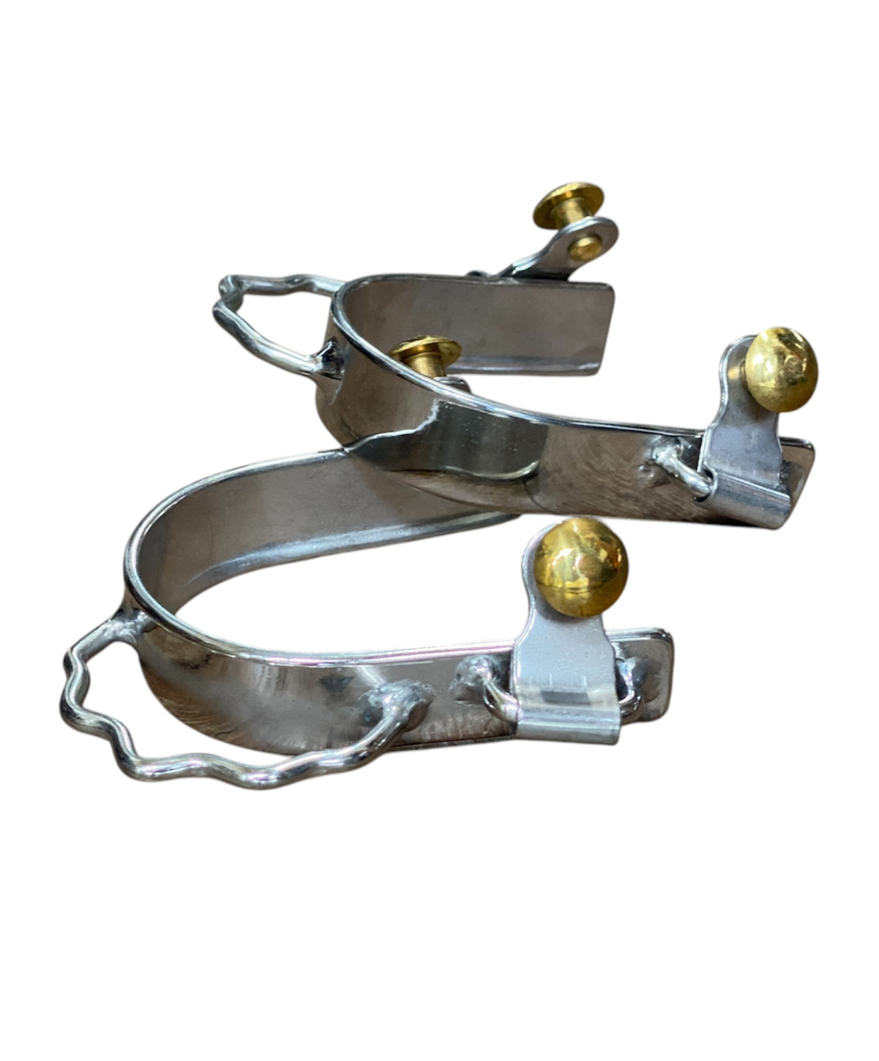 089029LSS - Ladies / Kids Stainless Steel Bumper Spurs