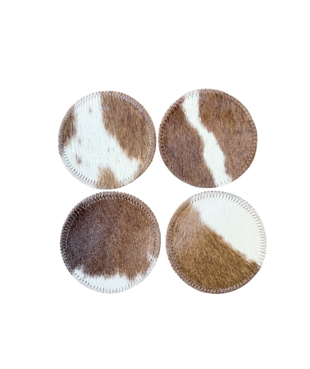 A8389A - 100% Cowhide Coasters - Rawhide Western Wear 
