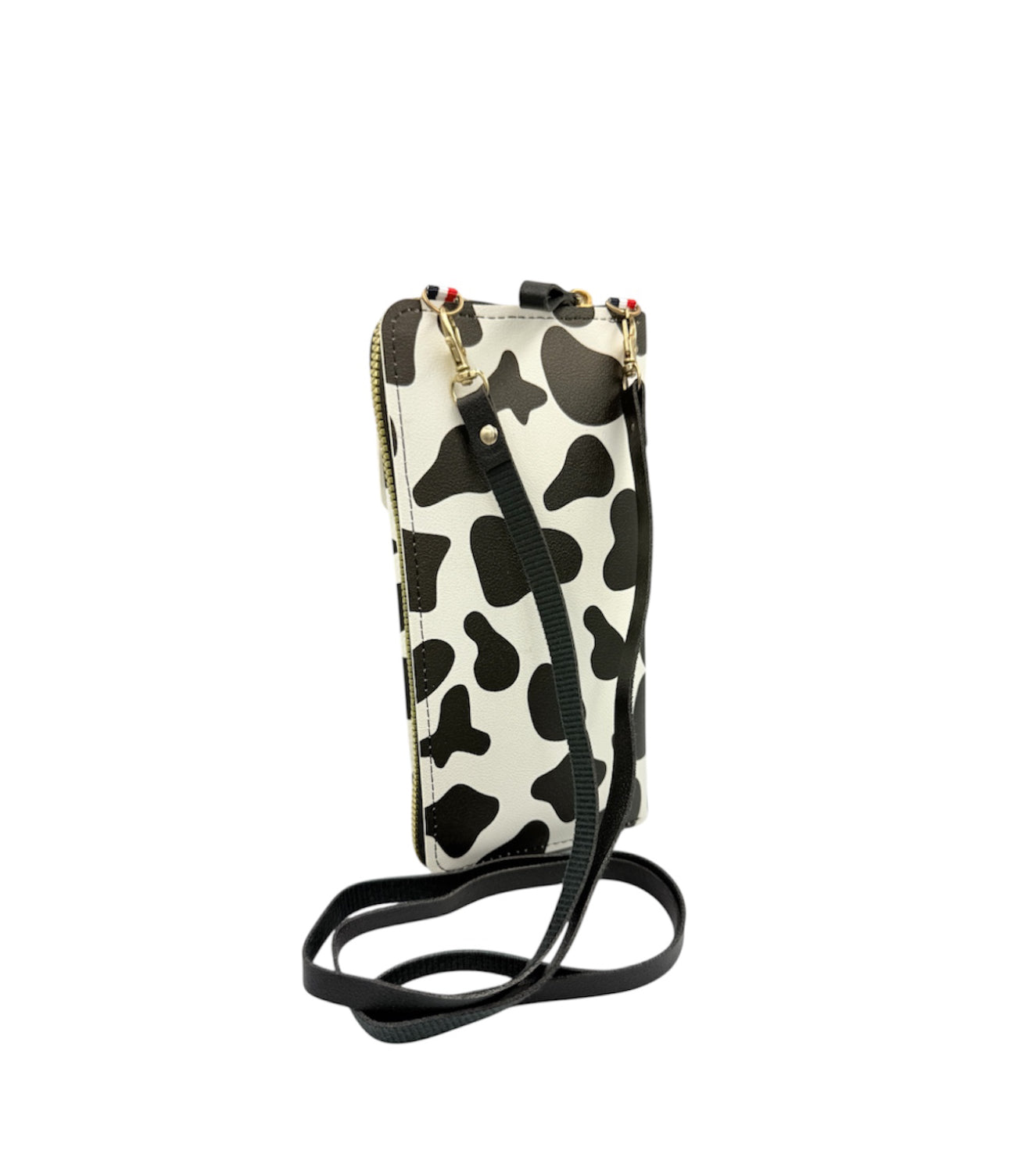 A8925A - Cow Print Crossbody Phone Purse