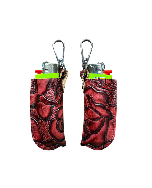 A8892 -  Leather Lighter Holder w Clip
