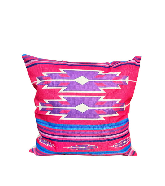 A8906A - Aztec Print Linen  - Cushion Cover