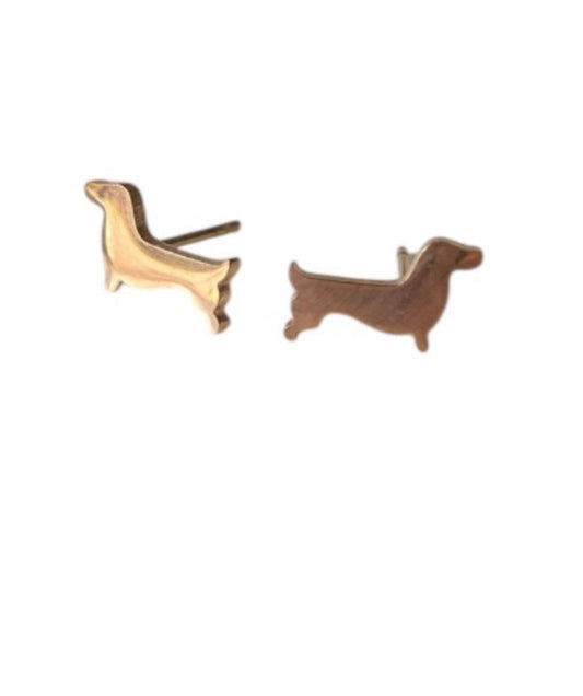 J6515 - Dachshund Stud Earrings