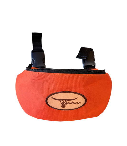 T5528O  - Orange Nylon Saddle Pouch