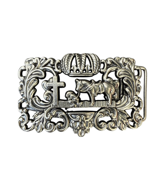 A8828A - Western Decorative Scroll Embellishment Buckle - Rawhide Western Wear 