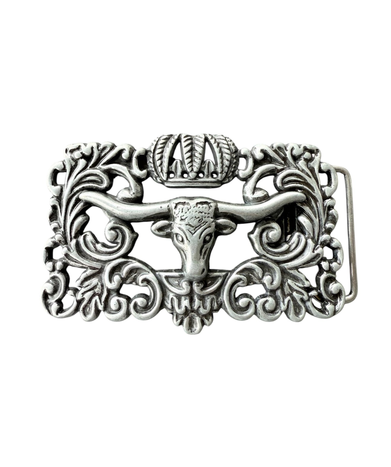A8875 - Longhorn Cow Western Buckle - Rawhide Western Wear 