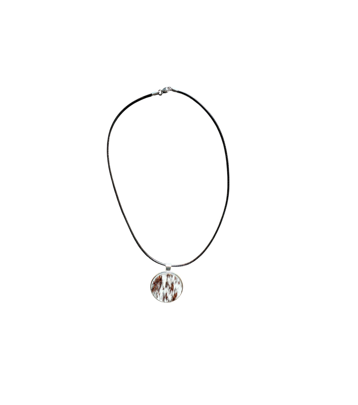 J7086 - 100% Cowhide Pendant Necklace
