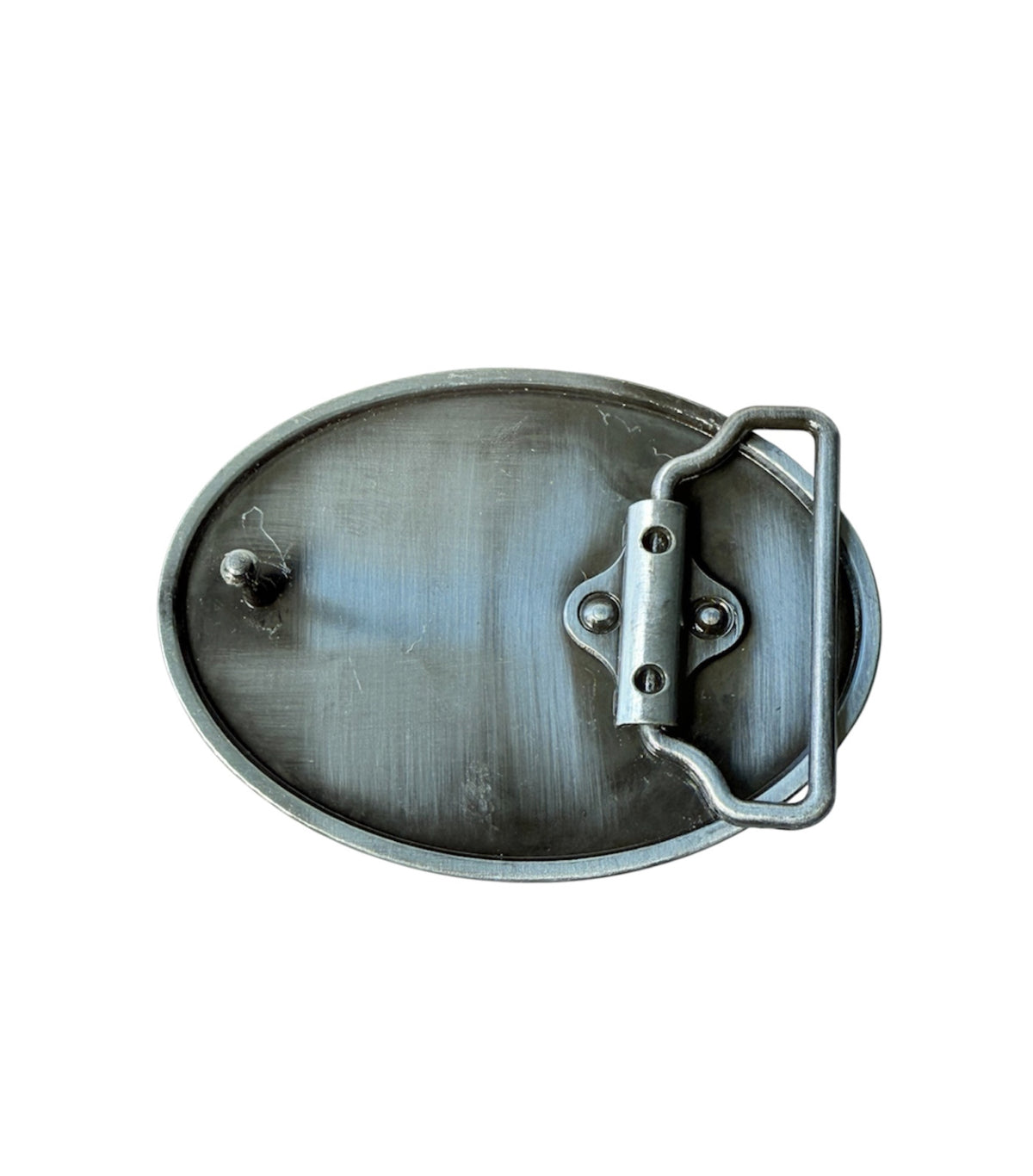 A8472 - Antique Silver Colour Horse Western Belt Buckle - Rawhide Western Wear 