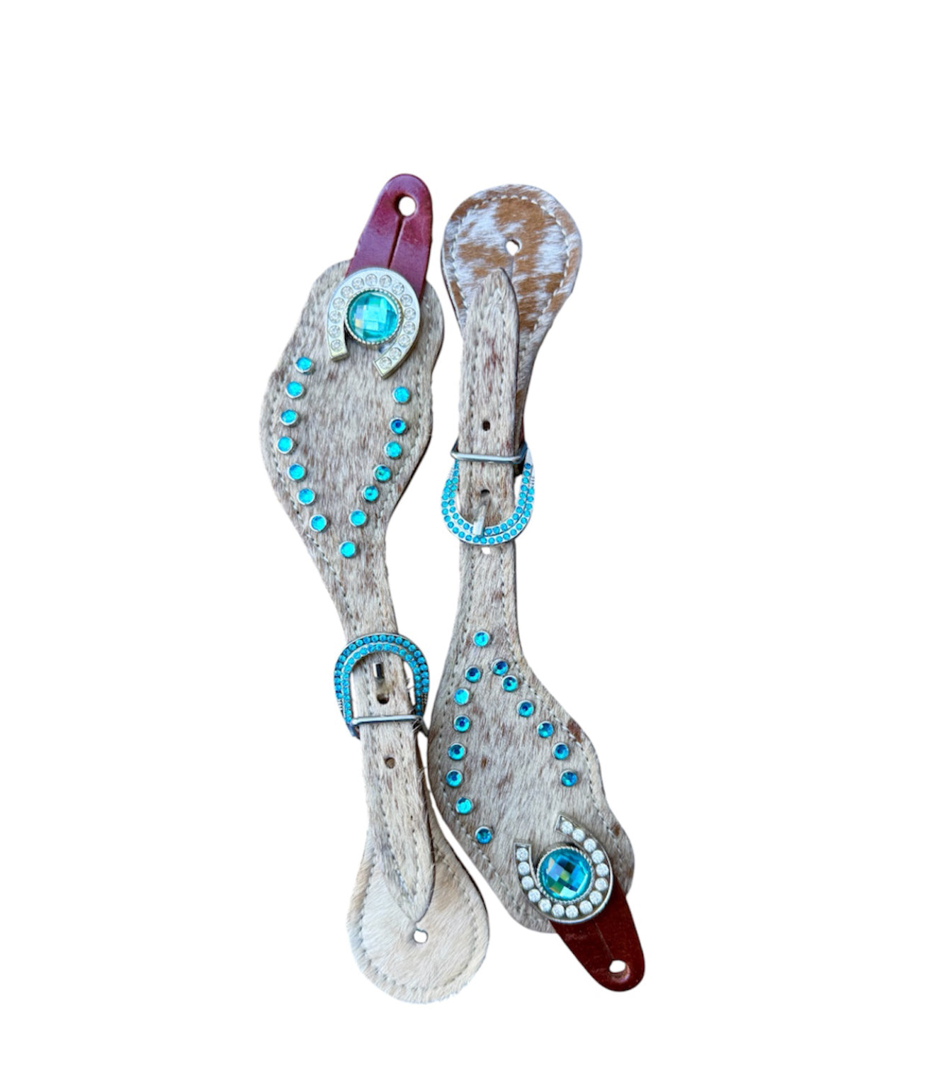 247 - Ladies Glittering Grit Spur Straps