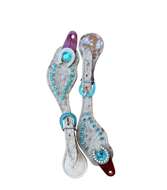 247 - Ladies Glittering Grit Spur Straps