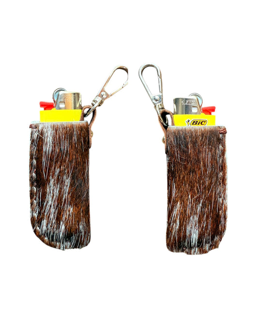 A8900A -  Real Cowhide Lighter Holder w Clip