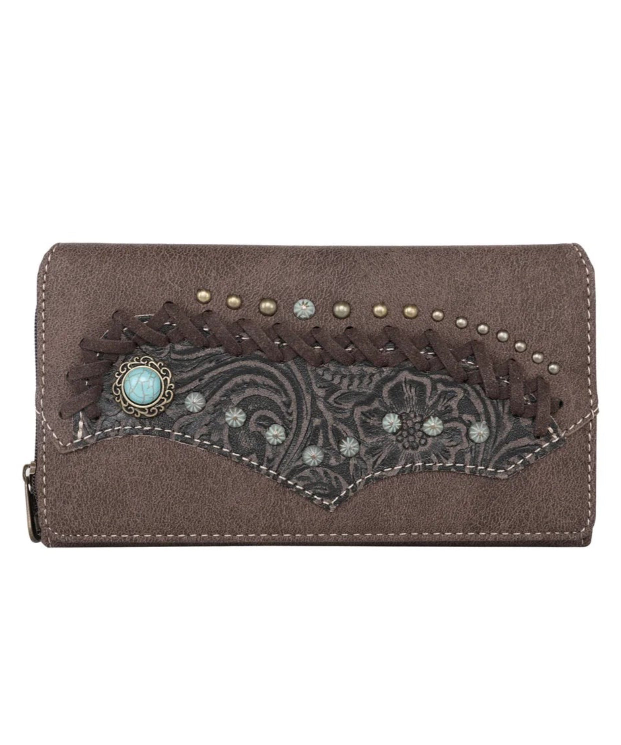 MW1201W010CF - Montana West Tooled Collection Wallet