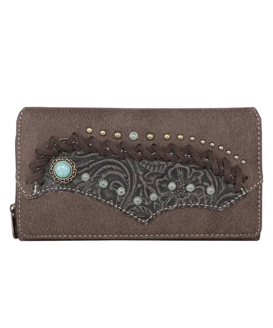 MW1201W010CF - Montana West Tooled Collection Wallet