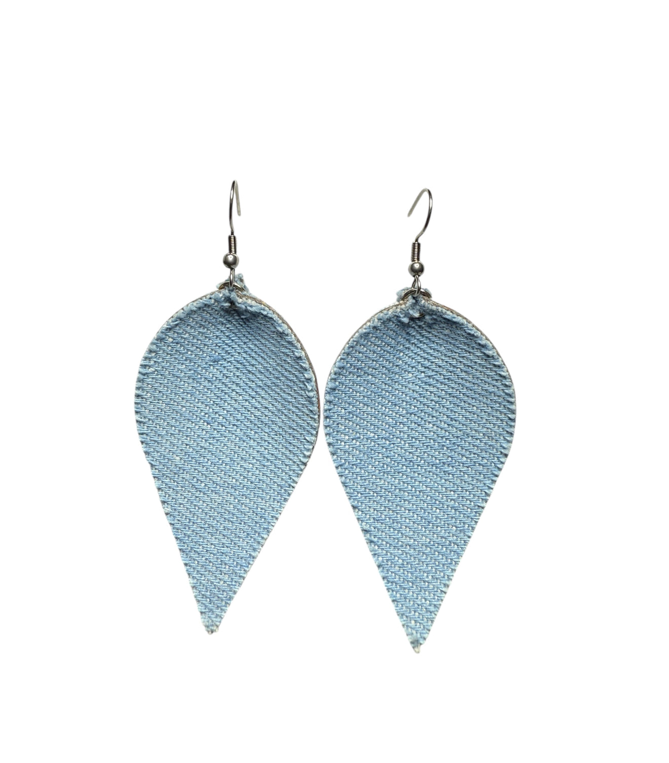 J7044G - Denim Dangle Earrings