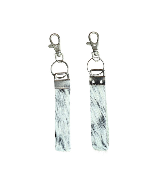 A8902 - Small Cowhide Wrist Strap Keychain